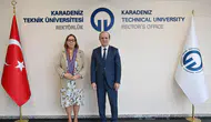 İsveç Büyükelçiliği Misyon Şef Yardımcısı Zimmerdahl’dan KTÜ’ye Ziyaret