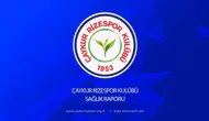 Çaykur Rizespor’da Sakatlık Raporu Açıklandı: 3 Futbolcunun Dönüş Süresi Belli Oldu