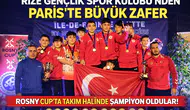 Rize Gençlik Spor Kulübü’nden Paris’te Büyük Zafer