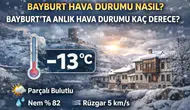 12 Mart 2026 Bayburt Hava Durumu: Sıcaklık Kaç Derece, Kar Yağışı Bekleniyor mu?