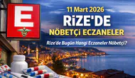 11 Mart 2026 Rize’de Nöbetçi Eczaneler: Rize’de Bugün Hangi Eczaneler Açık?