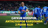 Rizespor, Antalyaspor'u 1-0 yenerek Süper Lig'de önemli bir galibiyet aldı!