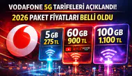 Vodafone 5G Tarifeleri Açıklandı: 2026 Paket Fiyatları ve Detaylar Belli Oldu