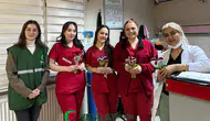 Rize Yeşilay’dan Kadın Sağlık Çalışanlarına 8 Mart Ziyareti