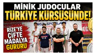 Minik Judocular Türkiye Kürsüsünde! Rize’ye Çifte Madalya Gururu