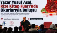 Yazar Yusuf Asal, Rize Kitap Fuarı’nda Okurlarıyla Buluştu