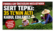 Fındıklı Çay Üreticileri Meclisi’nden Sert Tepki: 35 TL’nin Altı Kabul Edilemez