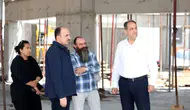 Altay, Mevlana Türbesi Arkası Kentsel Yenileme Projesi Şantiyesinde İncelemelerde Bulundu
