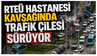 RTEÜ Hastanesi Kavşağında Trafik Çilesi Sürüyor