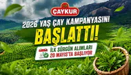 ÇAYKUR 2026 Yaş Çay Kampanyasını Başlattı: İlk Sürgün Alımları 20 Mayıs’ta Başlıyor