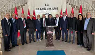 Türk Dünyası Gazeteciler Federasyonu'ndan Elazığ Valisi Numan Hatipoğlu'na Özel Ziyaret!