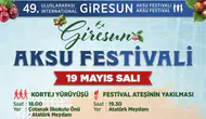 49. Uluslararası Giresun Aksu Festivali Kapılarını Açıyor!