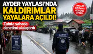 Ayder Yaylası’nda Kaldırımlar Yayalara Açıldı: Zabıta Sahada Denetimi Sıkılaştırdı