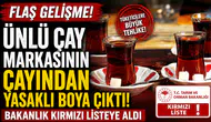 Bakanlığın Kırmızı Listesinde Çay Şoku: Ünlü Markaların Çayında Yasaklı Boya Tespit Edildi
