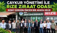 ÇAYKUR Yönetimi ile Rize Ziraat Odası İkinci Sürgün Öncesi Bir Araya Geldi