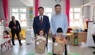 Güneysu'nda Öğrencilerin Karne Heyecanına Protokol de Ortak Oldu