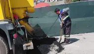 Erzurum Büyükşehir Belediyesi'nden Tebrizkapı Kavşağı'nda Asfalt Yama Mesaisi