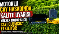 Çay Kalitesini Düşüren Makinelere Dikkat: Uzman Motor Güçlerini Gözden Geçirin Uyarısında Bulundu!