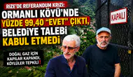 Rize'de Referandum Krizi: Ormanlı Köyü'nde Yüzde 99,40 "Evet" Çıktı, Belediye Talebi Kabul Etmedi