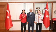 Başkan Genç, Avrupa Şampiyonu Elif Şevval Kurt'u Ağırladı