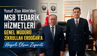 Yusuf Ziya Alim’den MSB Tedarik Hizmetleri Genel Müdürü Zikrullah Erdoğan’a Hayırlı Olsun Ziyareti