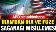 İran'dan ABD'ye misilleme: İHA ve füzelerle vurdu