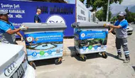 Pamukkale'deki Çöp Konteynerleri Tarihi Simgelerle Yenilendi