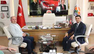 Arhavi Kaymakamı Muhammet Güzel'den Belediye Başkanı Turgay Ataselim'e İade-i Ziyaret