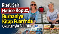 Rizeli Şair Hatice Kopuz, Burhaniye Kitap Fuarı'nda Okurlarıyla Buluştu