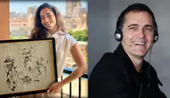 Pedro Alonso, Özge Özacar’a özel bir tablo hediye etti!