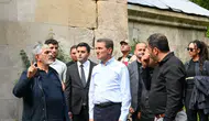 Erzurum Valisi Aydın Baruş Tarihi Taş Camii’yi İnceledi