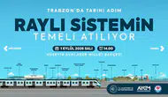 Trabzon’un Raylı Sistem Hayali Gerçek Oluyor: İlk Kazma 1 Eylül’de Avni Aker’de