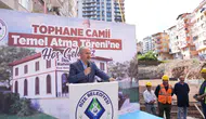 Tophane Mahallesi Camii'nin Temeli Dualarla Atıldı