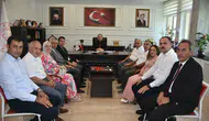 Ardanuç'tan İl Milli Eğitim Müdürü Beraat Şahin'e Hayırlı Olsun Ziyareti