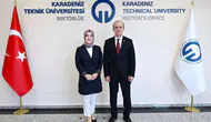 Bahar Ayvazoğlu’ndan KTÜ Rektörü Çuvalcı’ya Ziyaret