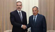 Bakan Fidan, Arap Birliği Genel Sekreteri Fehmi ile Mısır'da görüştü