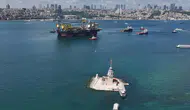 Dünyanın üçüncü büyük vinç gemisi İstanbul'da