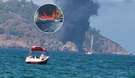 Fethiye'de Gezi Teknesinde Yangın: Yolcular Denize Atlayarak Kurtuldu!