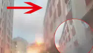İstanbul'da korkutan anlar kamerada: Binanın çökme anı anbean kaydedildi