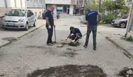 Beşikdüzü’nde Yol ve Altyapı Çalışmaları Sürüyor