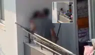 Adana'da Şok Edici Olay: Balkonunda Kadına Sopayla Saldıran Şahıs Güvenlik Kamerasında Kaydedildi!