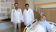Kalbindeki delik aniyografik yöntemle kapatıldı