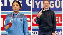 Trabzonlu güreşçiler Gaziantep'te altın ve bronz madalya ile döndü!