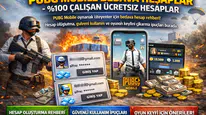 2026 PUBG Mobile Bedava Hesaplar – %100 Çalışan Ücretsiz Hesaplar