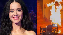 Katy Perry Sahnede Alevler İçinde Kaldı! Sosyal Medyada Panik Yaratan Görüntülerin Gerçeği Ortaya Çıktı