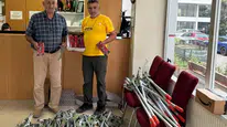Fındıklı’da Amerikan Beyaz Kelebeğiyle Mücadeleye Ekipman Desteği