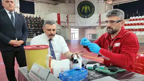 Erzurum’da Polis Adaylarından Örnek Kan Bağışı Kampanyası