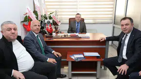 Artvin’de Oda Başkanlarından İl Müdürü Keskin’e hayırlı olsun ziyareti