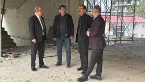 Artvin Hopa Meslek ve Teknik Anadolu Lisesi İnşaatı Yerinde İncelendi