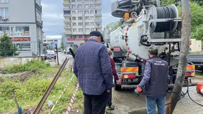 Pazar Belediyesi Ekipleri Yoğun Yağışın Ardından Sahada